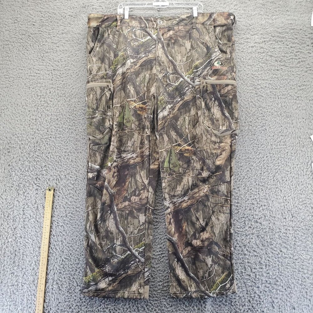 Mossy Oak Pants Mens 3XL Multicolor Camouflage Hunting 100% Polyester Warm Lined